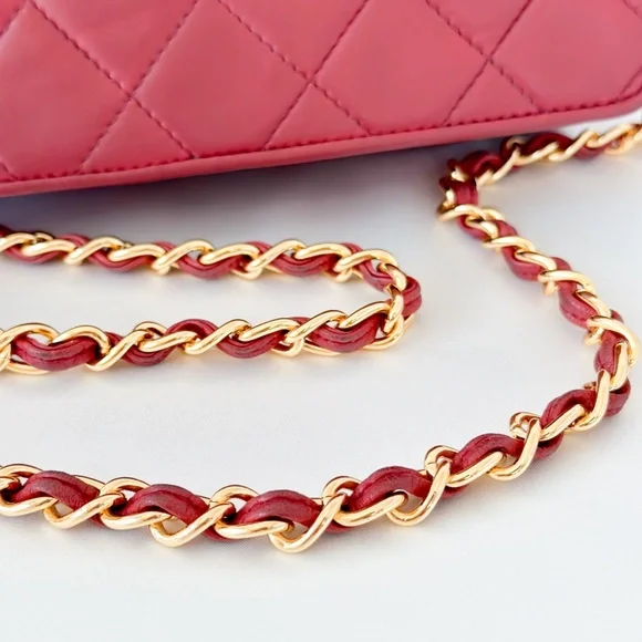 Vintage Chanel Burgundy Quilted Flap Tassel Bag - Picture 2 of 16